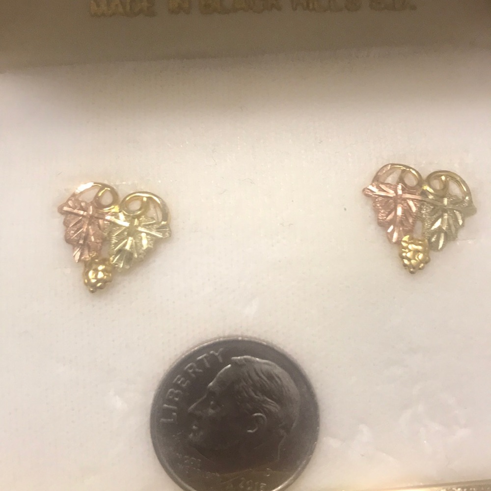 Landstrom’s Black Hills Gold Earrings- 10K